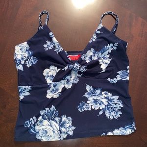 Floral tank top